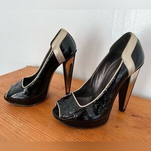 Vintage Versace Mirror Heels